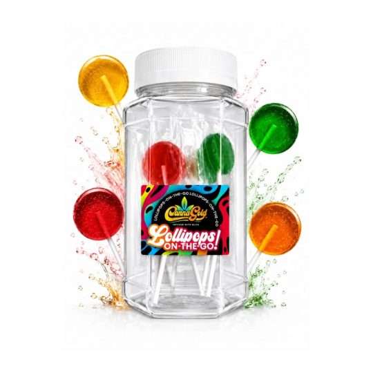 Fruity Lollipops Full Spectrum 30mg – Medium Tub (6 lollipops per tub)